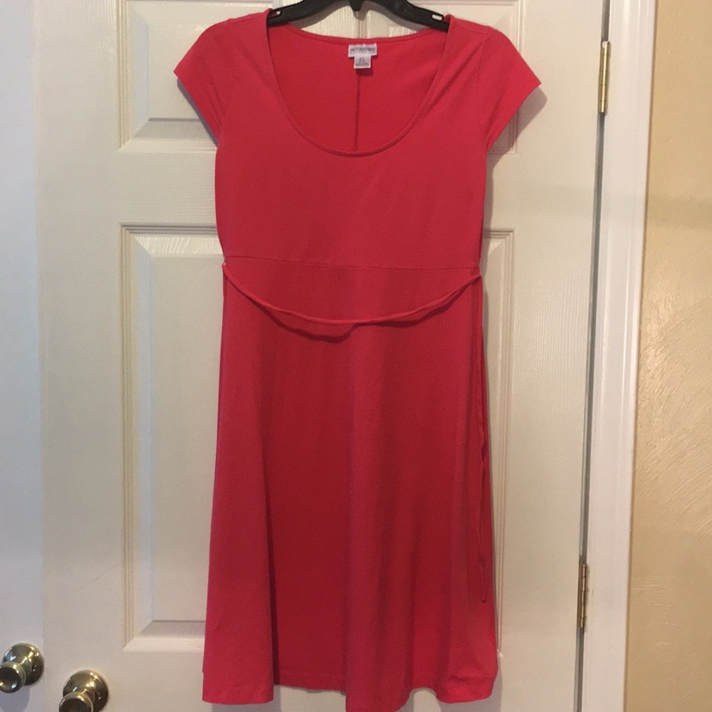 Pink Maternity Dress
